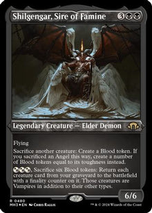 Shilgengar, Sire of Famine (Foil Etched) - Modern Horizons 3 #480