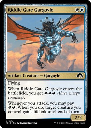 Riddle Gate Gargoyle - Modern Horizons 3 #201