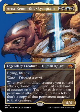 Arna Kennerud, Skycaptain (Borderless) - Modern Horizons 3 #371