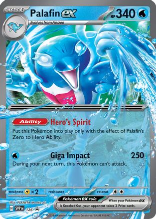 Palafin ex - 126 - SV: Scarlet & Violet Promo Cards #126