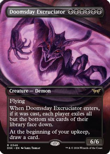 Doomsday Excruciator (Borderless) - Duskmourn: House of Horror #346