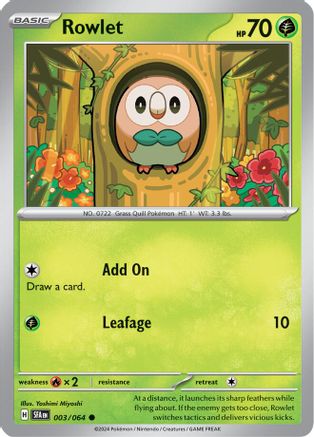 Rowlet - SV: Shrouded Fable #003