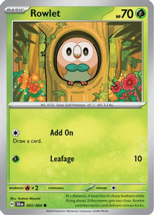Rowlet - SV: Shrouded Fable #003