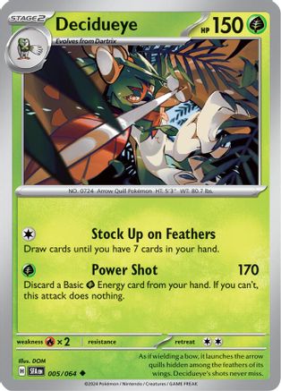 Decidueye - SV: Shrouded Fable #005