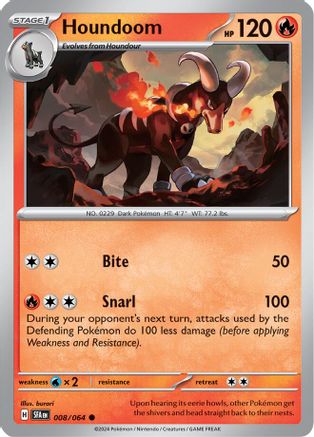 Houndoom - 008/064 - SV: Shrouded Fable #008