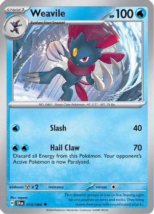 Weavile - SV: Shrouded Fable #014
