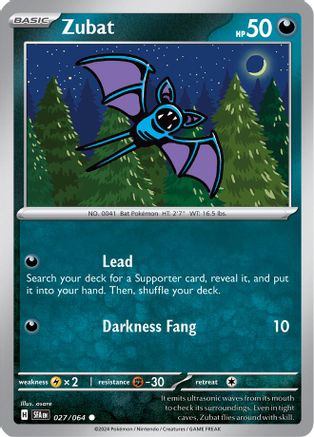 Zubat - SV: Shrouded Fable #027