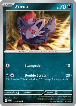 Zorua - 031/064 - SV: Shrouded Fable #031