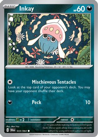 Inkay - SV: Shrouded Fable #033
