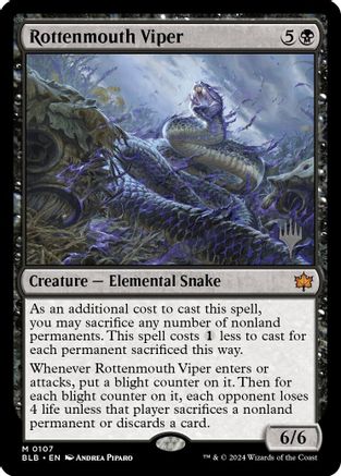 Rottenmouth Viper - Promo Pack: Bloomburrow #107