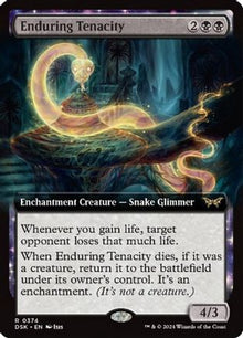 Enduring Tenacity (Extended Art) - Duskmourn: House of Horror #374