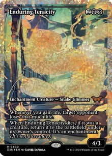 Enduring Tenacity (Showcase) (Fracture Foil) - Duskmourn: House of Horror #400