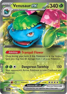 Venusaur ex - SV07: Stellar Crown #001