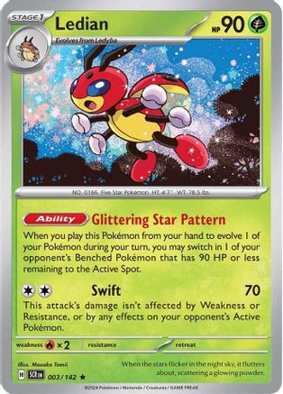 Ledian - 003/142 - SV07: Stellar Crown #003