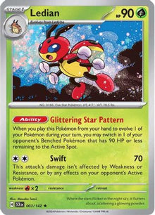 Ledian - 003/142 - SV07: Stellar Crown #003