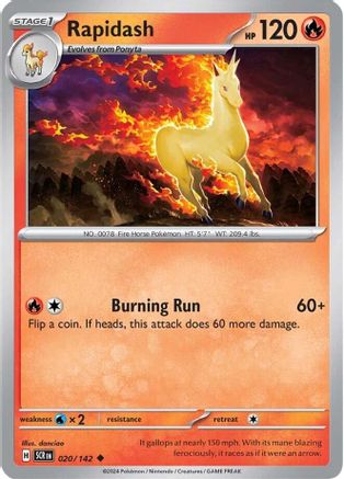 Rapidash - SV07: Stellar Crown #020