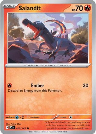 Salandit - SV07: Stellar Crown #023