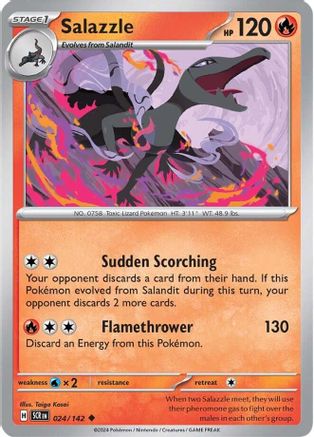 Salazzle - SV07: Stellar Crown #024