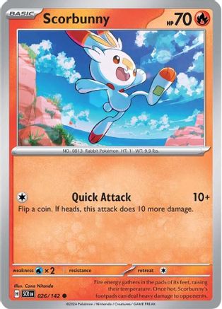Scorbunny - SV07: Stellar Crown #026