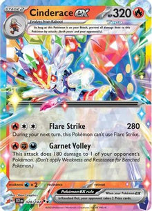 Cinderace ex - 028/142 - SV07: Stellar Crown #028