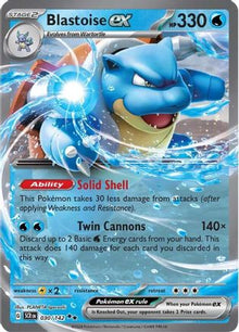 Blastoise ex - SV07: Stellar Crown #030