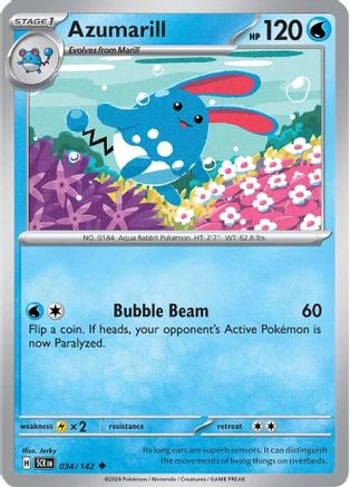 Azumarill - SV07: Stellar Crown #034