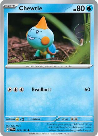 Chewtle - SV07: Stellar Crown #043