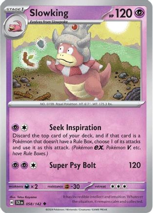 Slowking - SV07: Stellar Crown #058