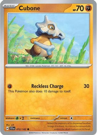 Cubone - SV07: Stellar Crown #072