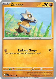Cubone - SV07: Stellar Crown #072
