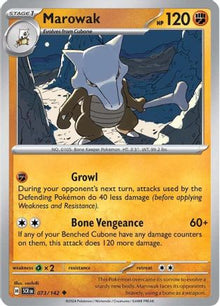Marowak - SV07: Stellar Crown #073