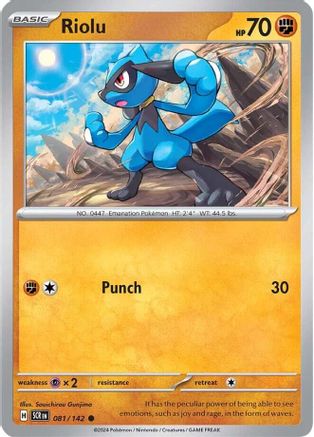 Riolu - SV07: Stellar Crown #081