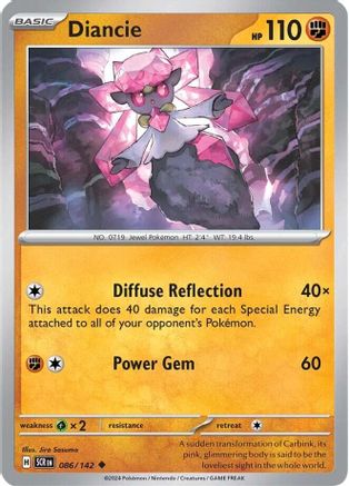 Diancie - SV07: Stellar Crown #086