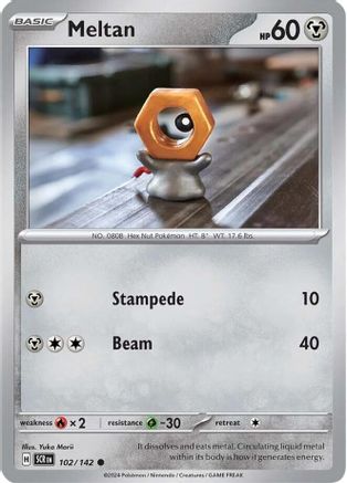 Meltan - 102/142 - SV07: Stellar Crown #102