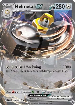 Melmetal ex - SV07: Stellar Crown #105