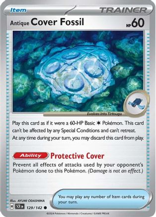 Antique Cover Fossil - SV07: Stellar Crown #129