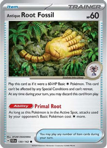 Antique Root Fossil - SV07: Stellar Crown #130