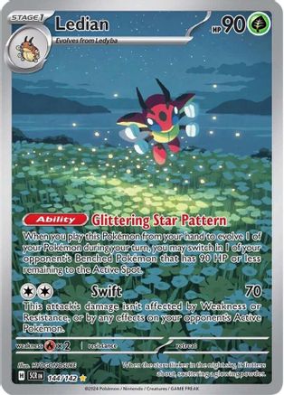 Ledian - 144/142 - SV07: Stellar Crown #144