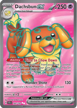 Dachsbun ex - 160/142 - SV07: Stellar Crown #160