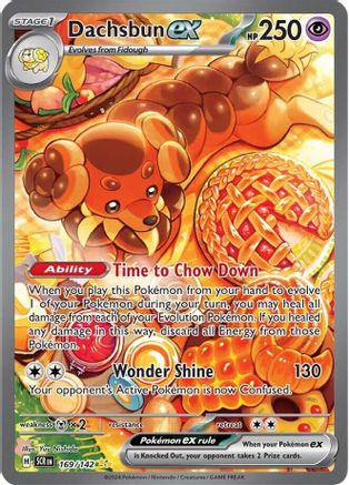 Dachsbun ex - 169/142 - SV07: Stellar Crown #169