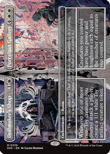 Dollmaker's Shop // Porcelain Gallery (Borderless) - Duskmourn: House of Horror #335