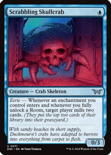 Scrabbling Skullcrab - Duskmourn: House of Horror #71