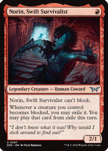 Norin, Swift Survivalist (0297) - Duskmourn: House of Horror #297