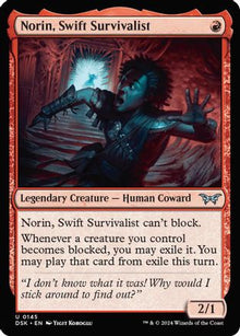 Norin, Swift Survivalist (0145) - Duskmourn: House of Horror #145
