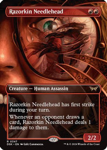 Razorkin Needlehead (Borderless) - Duskmourn: House of Horror #347