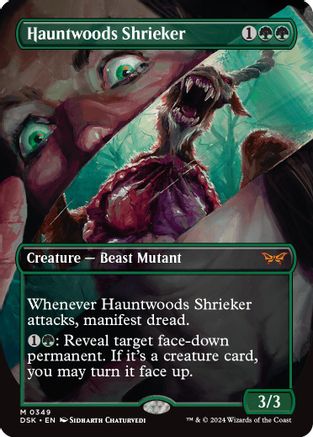 Hauntwoods Shrieker (Borderless) - Duskmourn: House of Horror #349