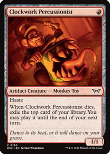 Clockwork Percussionist (0130) - Duskmourn: House of Horror #130