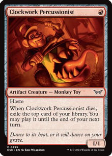 Clockwork Percussionist (0295) - Duskmourn: House of Horror #295