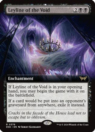 Leyline of the Void (Extended Art) - Duskmourn: House of Horror #376