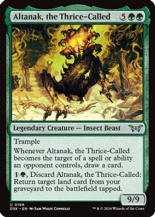 Altanak, the Thrice-Called - Duskmourn: House of Horror #166